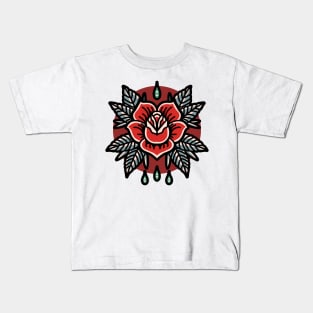 rose tattoo Kids T-Shirt